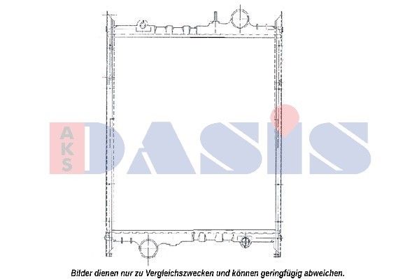 AKS DASIS radiatorius, variklio aušinimas 440248N